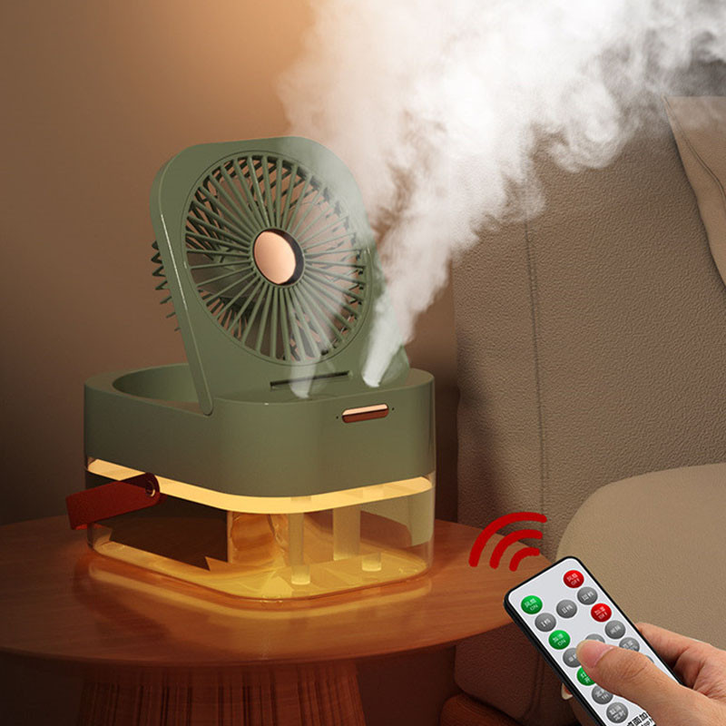 Настільний вентилятор Q7 з водяним охолодженням 3600 mAh на малюнкі №3