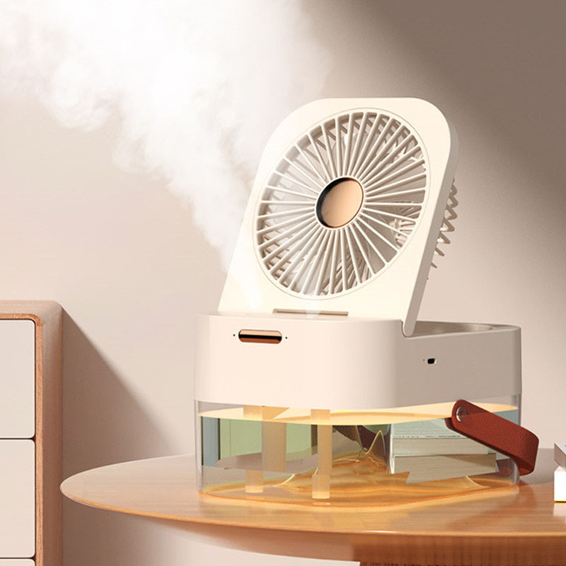 Настільний вентилятор Q7 з водяним охолодженням 3600 mAh на малюнкі №7