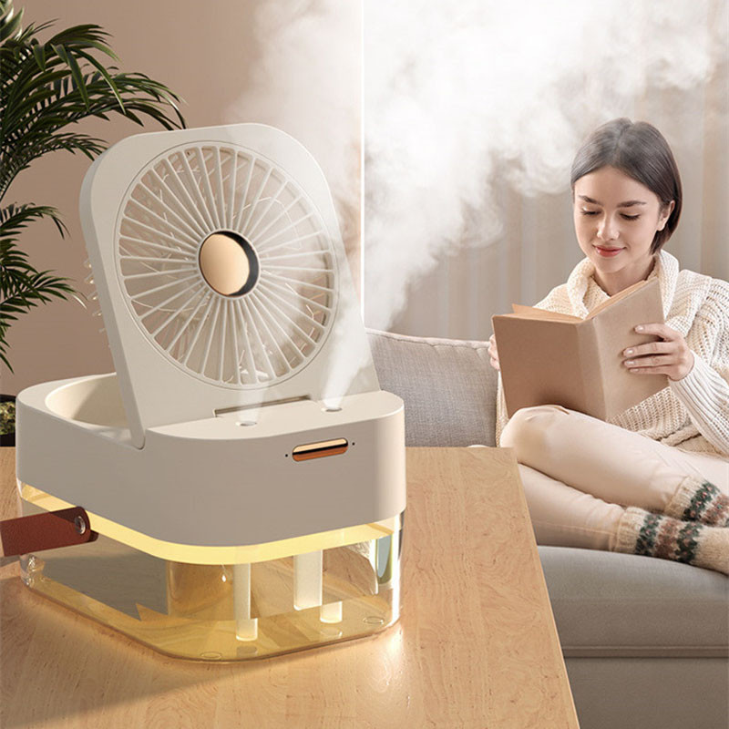 Настільний вентилятор Q7 з водяним охолодженням 3600 mAh на малюнкі №8