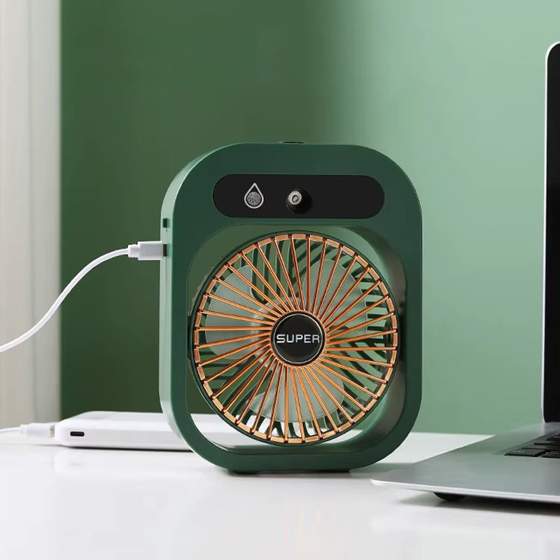 Настільний вентилятор Q8 з водяним охолодженням 1200 mAh на малюнкі №3
