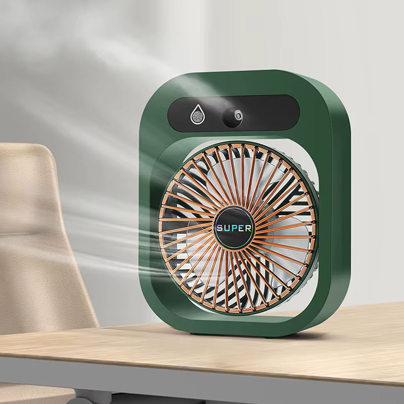 Настільний вентилятор Q8 з водяним охолодженням 1200 mAh на малюнкі №6