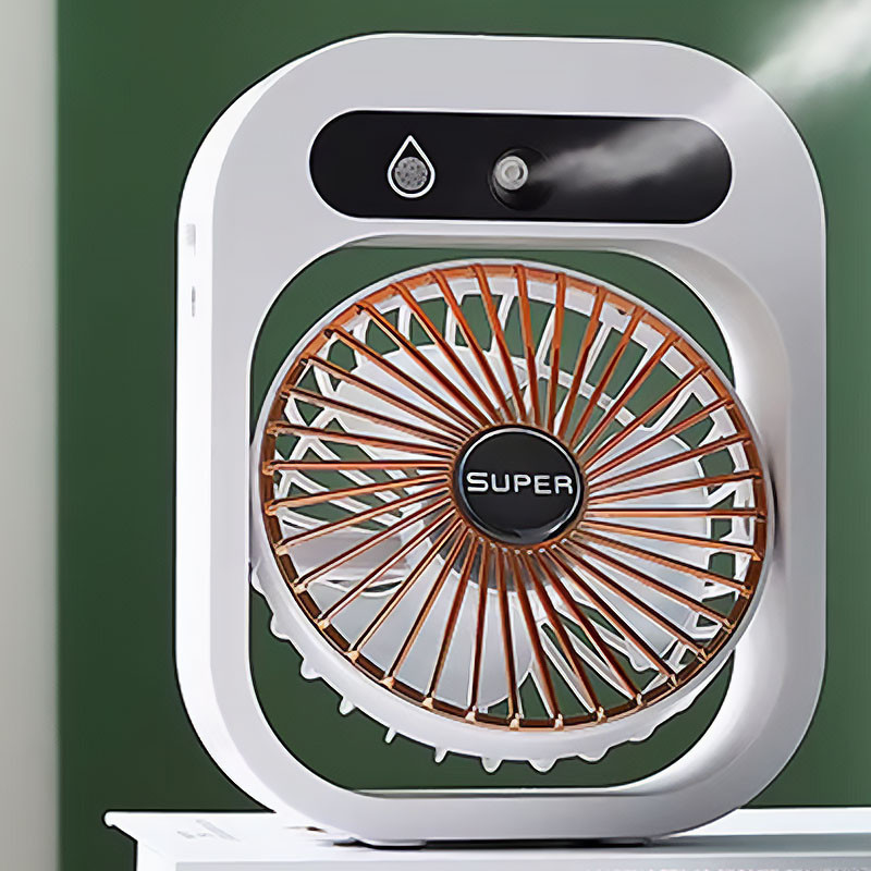 Настільний вентилятор Q8 з водяним охолодженням 1200 mAh на малюнкі №2