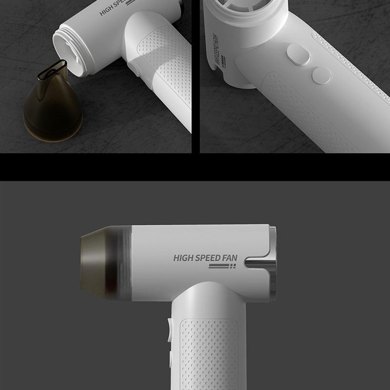 Портативный высокоскоростной фен HX132 3300mAh на картинке №3