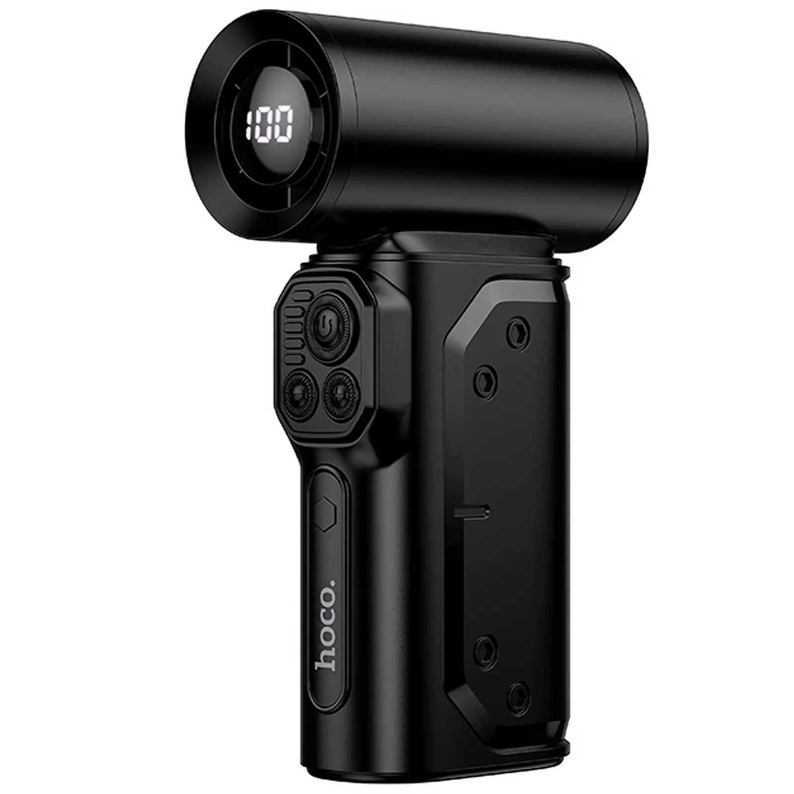 Портативный турбовентилятор Hoco HX68 Flujo fan, Black, купить оптом с доставкой