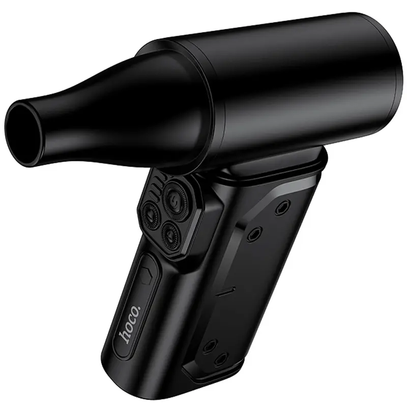 Портативный турбовентилятор Hoco HX68 Flujo fan, Black 3, купить оптом с доставкой