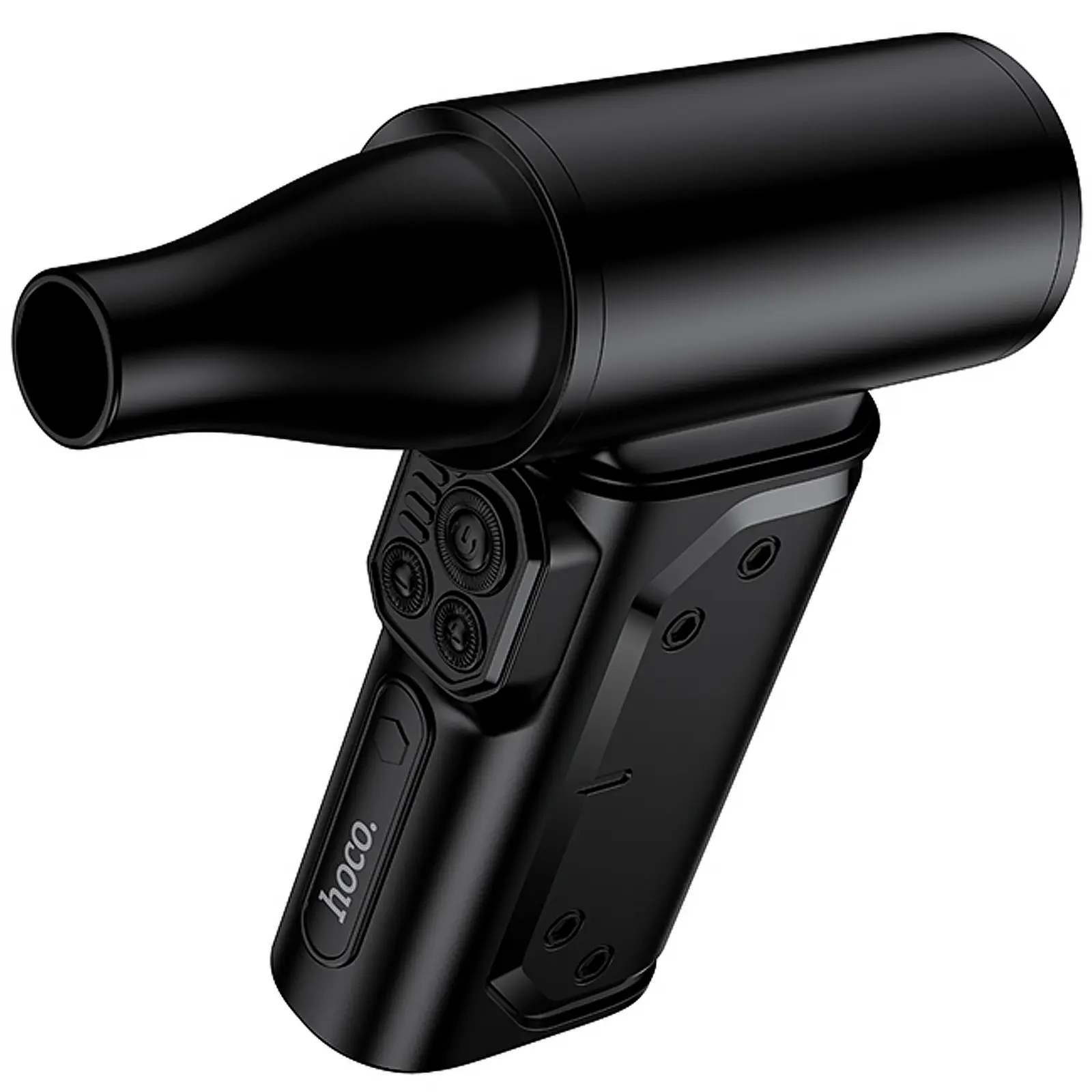 Портативный турбовентилятор Hoco HX68 Flujo fan, Black 3, купить оптом с доставкой