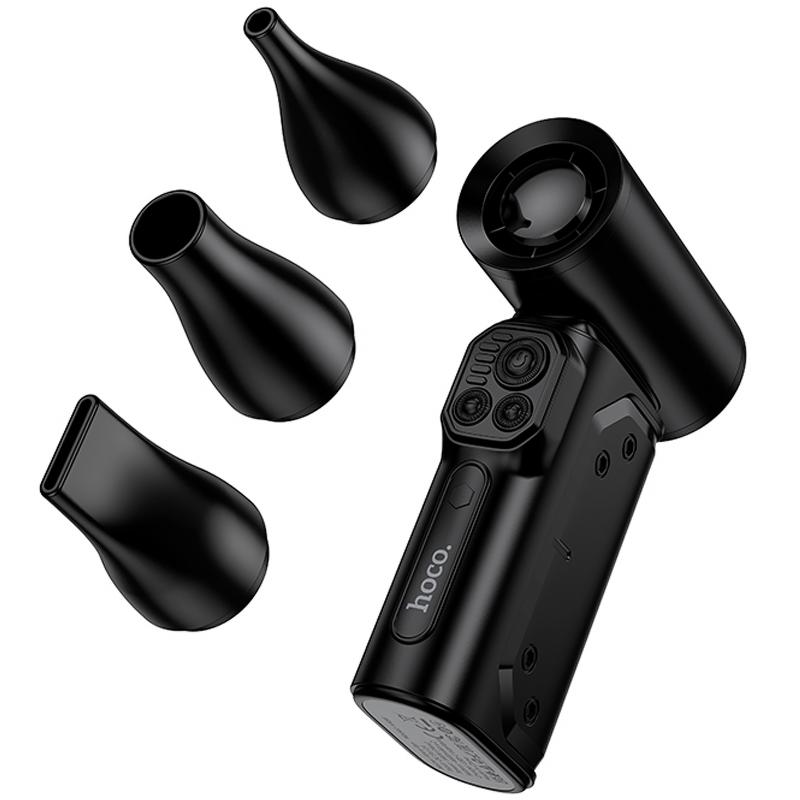 Портативный турбовентилятор Hoco HX68 Flujo fan на картинке №6