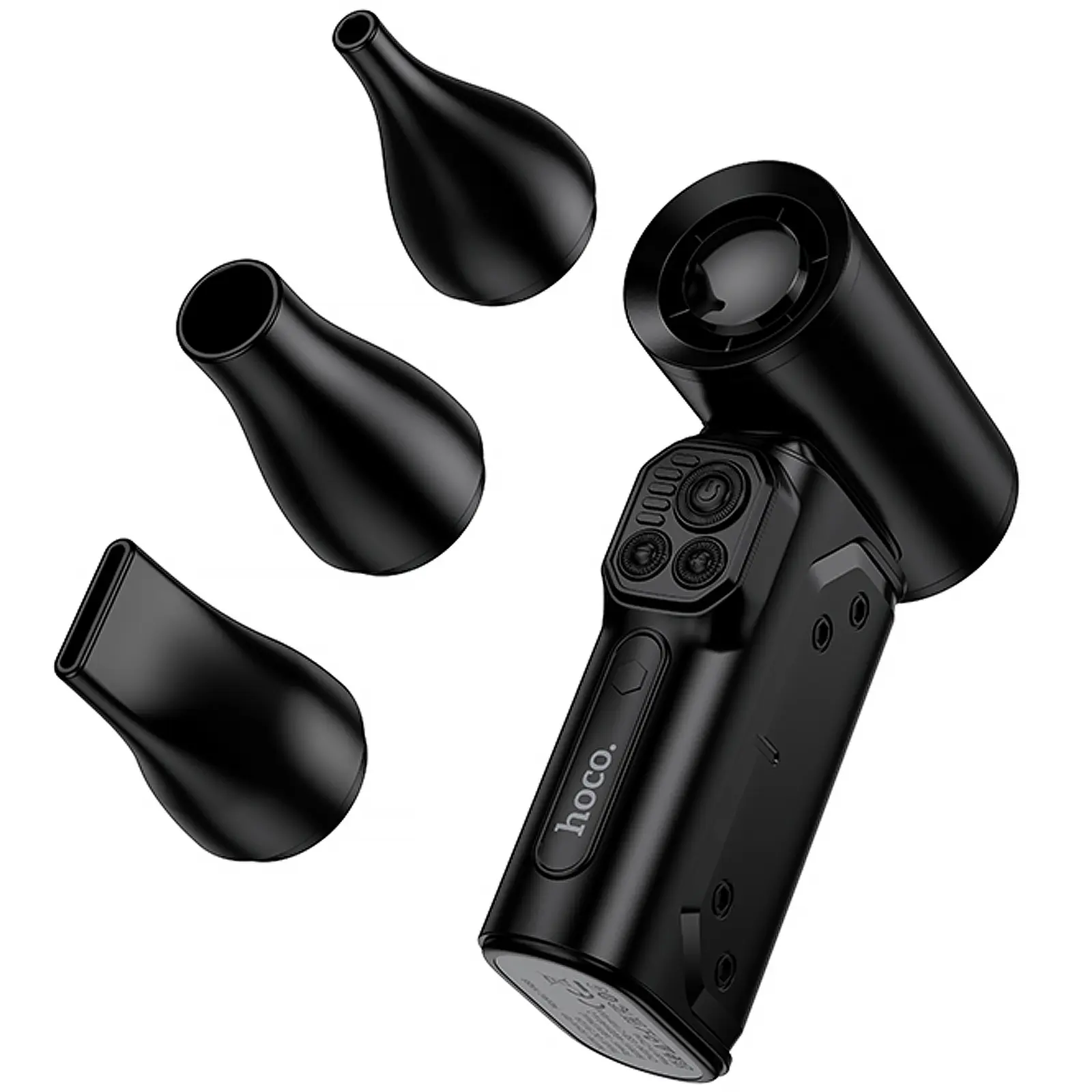 Портативный турбовентилятор Hoco HX68 Flujo fan, Black 5, купить оптом с доставкой