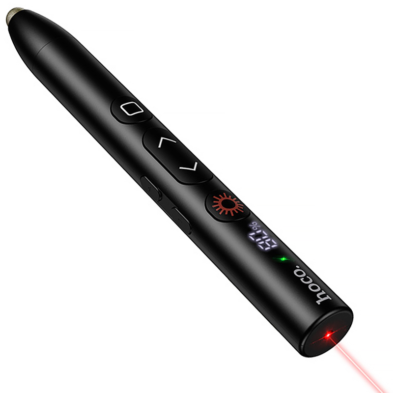 Лазерна указка Hoco GM203 Touch + стілус 180mAh, Black 2, купити оптом з доставкою