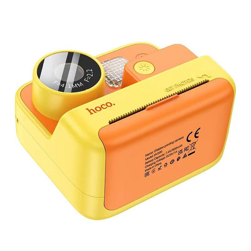 Дитяча фотокамера з моментальним друком Hoco DV200 Dual lens на малюнкі №2