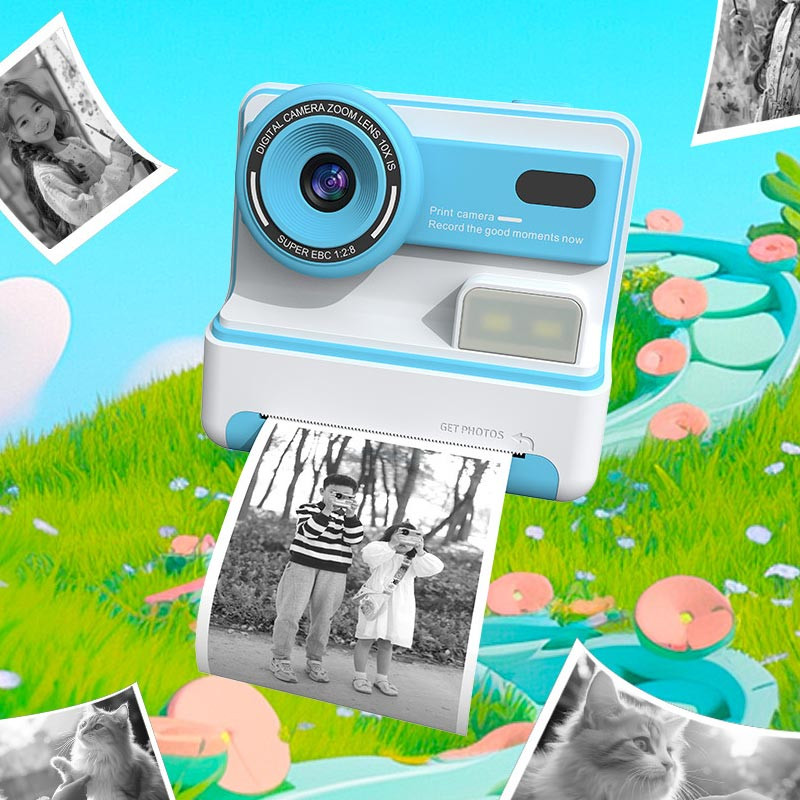 Дитяча фотокамера моментальним друку D101 на малюнкі №2