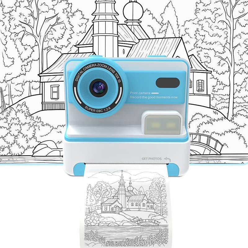 Дитяча фотокамера моментальним друку D101 на малюнкі №7