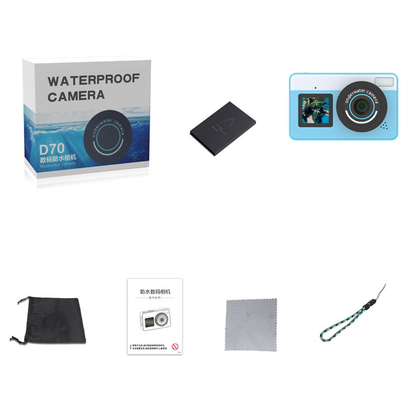 Дитяча водонепроникна цифрова камера D70 на малюнкі №5