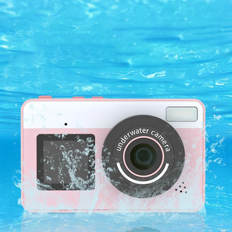 Детская водонепроницаемая цифровая камера D70, Pink 1, купить оптом с доставкой