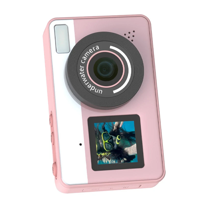Детская водонепроницаемая цифровая камера D70, Pink 2, купить оптом с доставкой