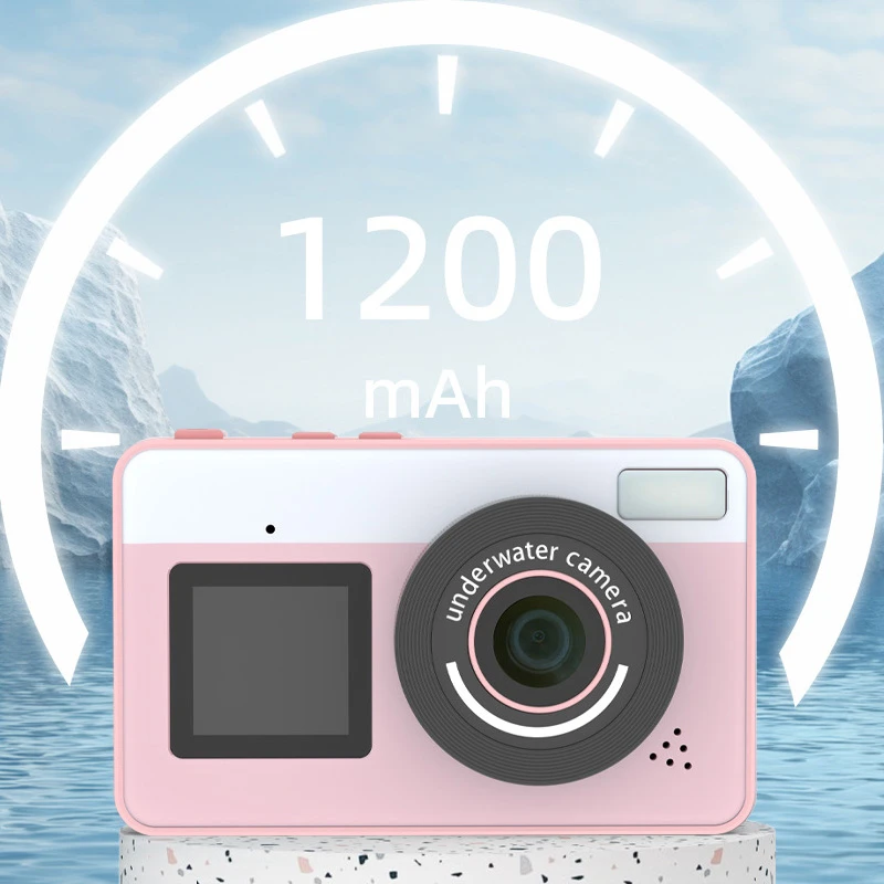 Детская водонепроницаемая цифровая камера D70, Pink 4, купить оптом с доставкой