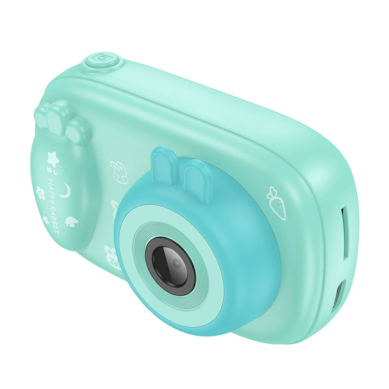 Детская фотокамера Hoco DV205 Dual-camera, Blue, купить оптом с доставкой