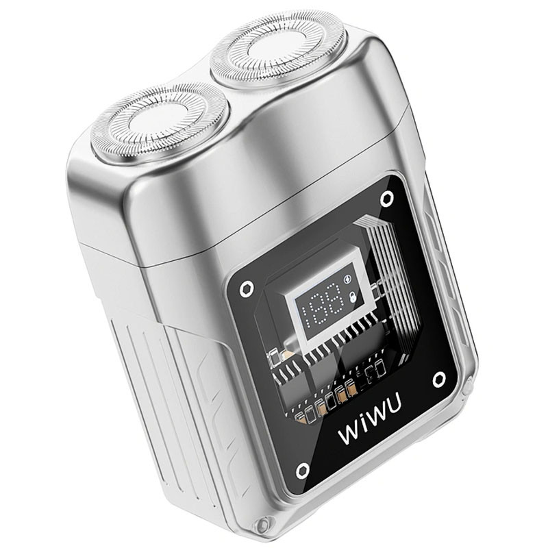 Уцінка Портативна електробритва WIWU Wi-SH004, Відкрита упаковка / Silver 2, купити оптом з доставкою