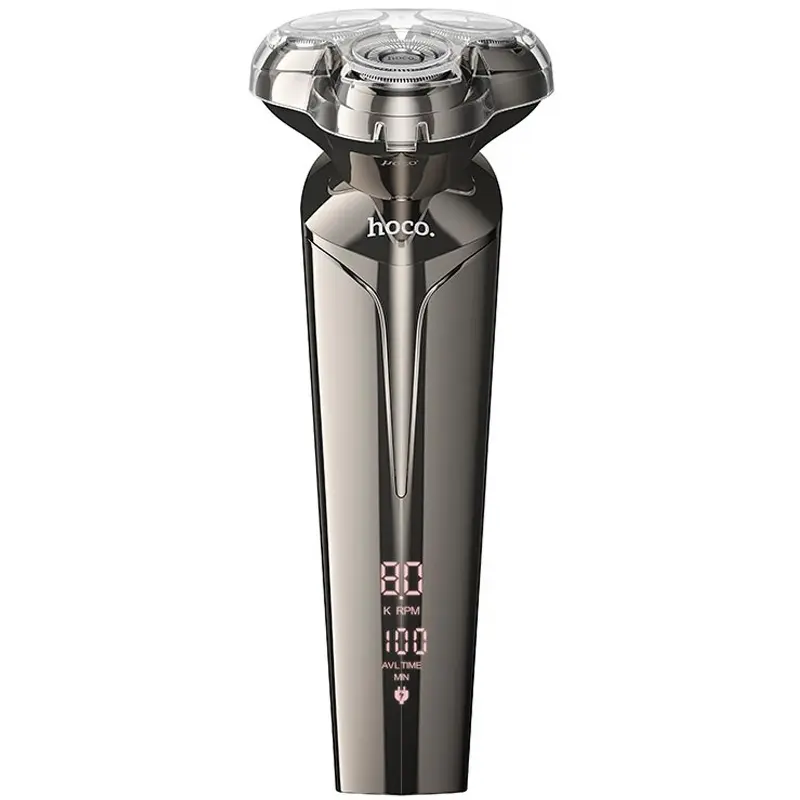 Портативна електробритва Hoco HP39 Three-head shaver, Metal gray, купити оптом з доставкою