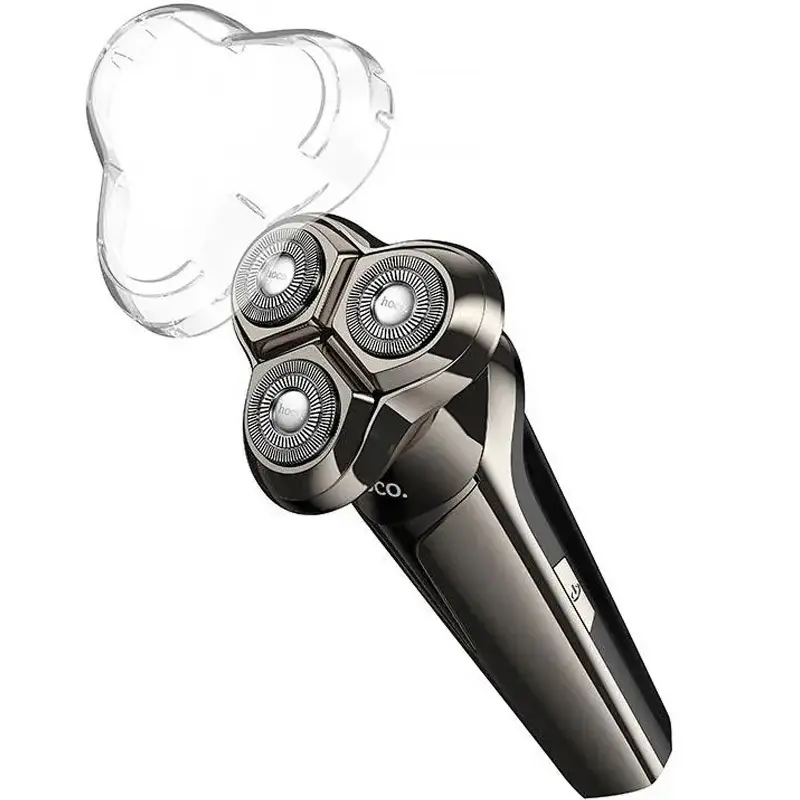 Портативна електробритва Hoco HP39 Three-head shaver, Metal gray 2, купити оптом з доставкою