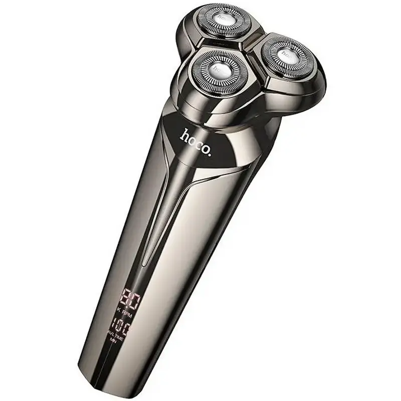 Портативна електробритва Hoco HP39 Three-head shaver, Metal gray 3, купити оптом з доставкою