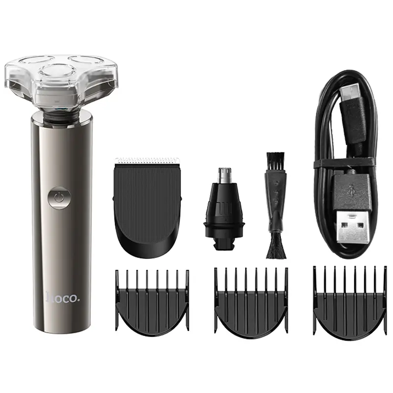 Електробритва Hoco HP36 3in1 Shaver & Trimmer 600 mAh, Metal gray 1, купити оптом з доставкою