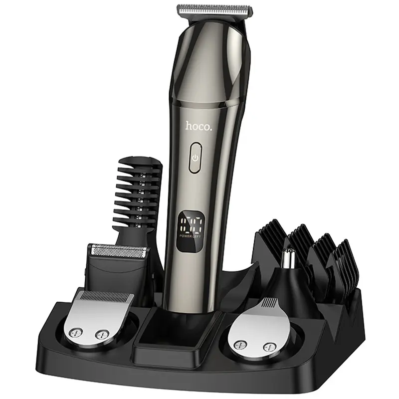 Портативна електробритва Hoco HP26 Multi-function, Metal gray, купити оптом з доставкою
