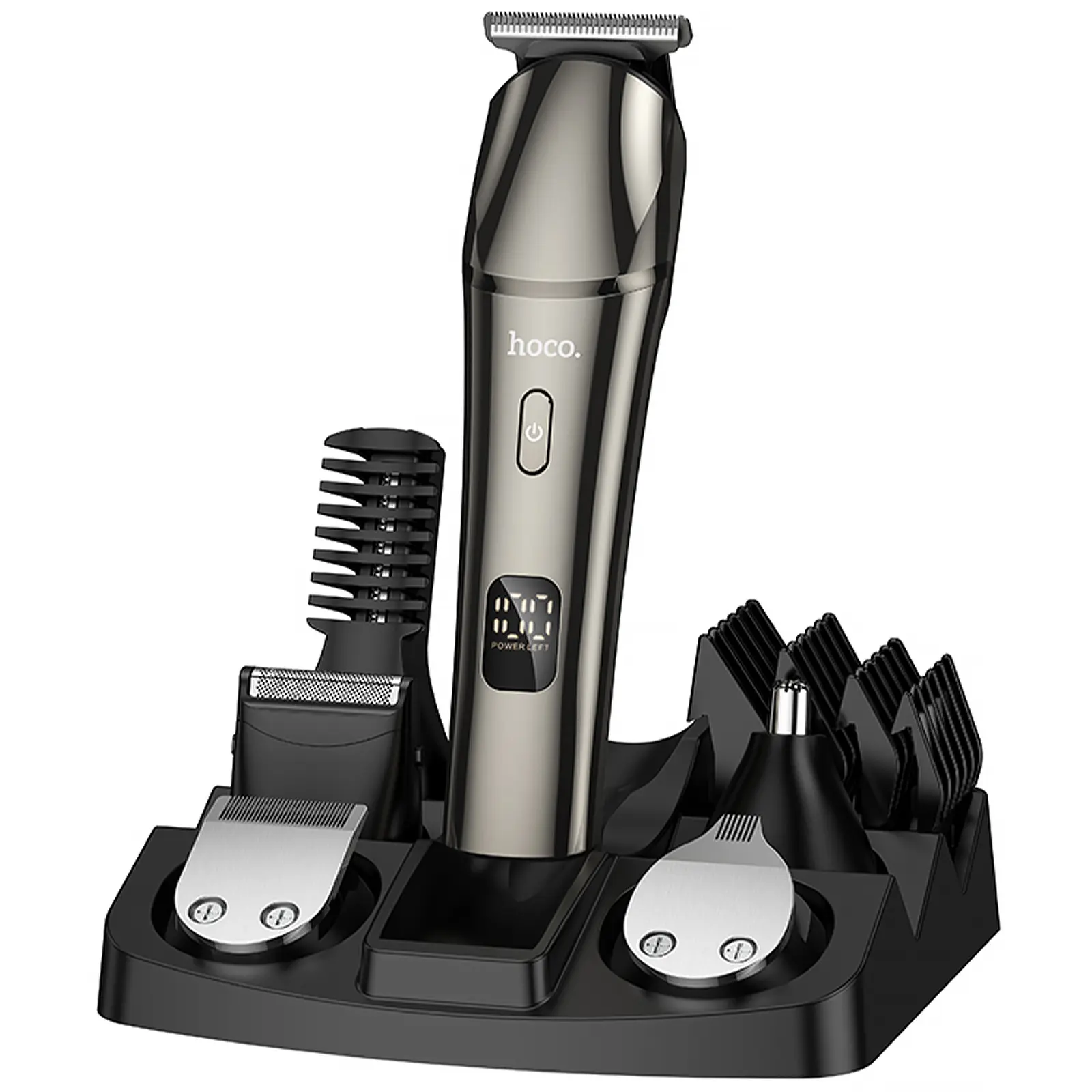Портативна електробритва Hoco HP26 Multi-function, Metal gray, купити оптом з доставкою