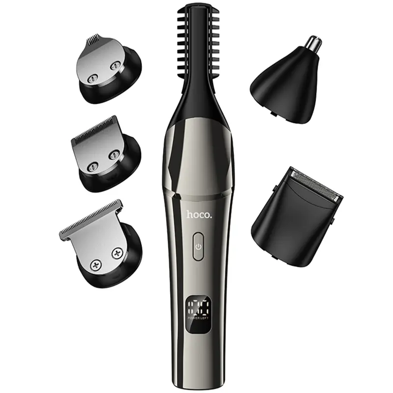 Портативна електробритва Hoco HP26 Multi-function, Metal gray 2, купити оптом з доставкою