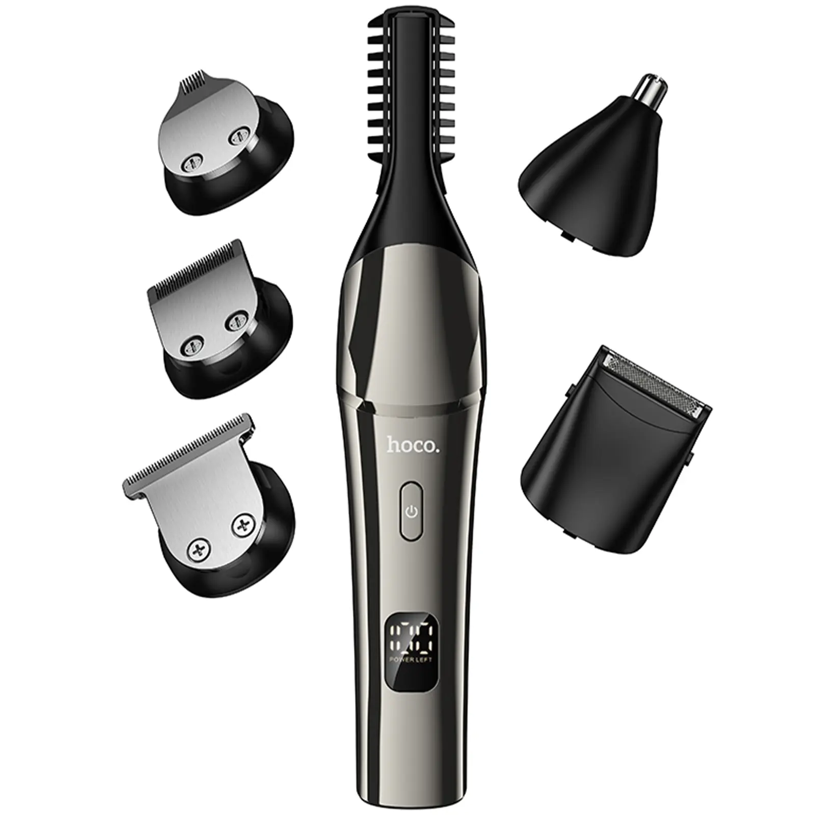 Портативна електробритва Hoco HP26 Multi-function, Metal gray 2, купити оптом з доставкою