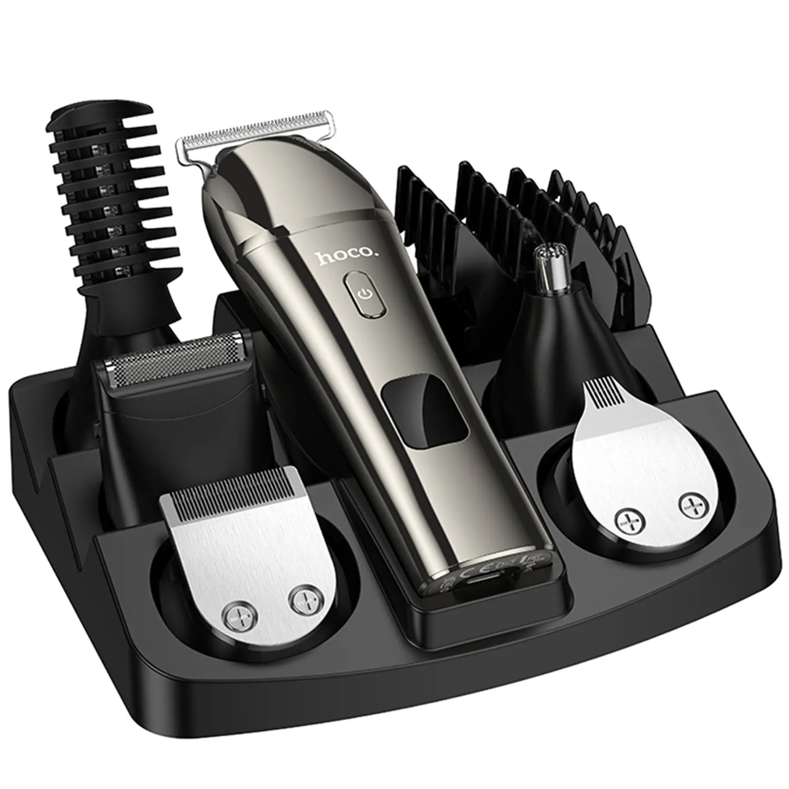 Портативна електробритва Hoco HP26 Multi-function, Metal gray 5, купити оптом з доставкою