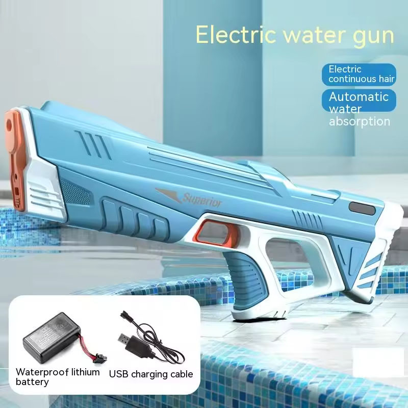 Водяний акумуляторний автомат Water Gun 2302 (310ml) with lithium battery дивитися фото №5