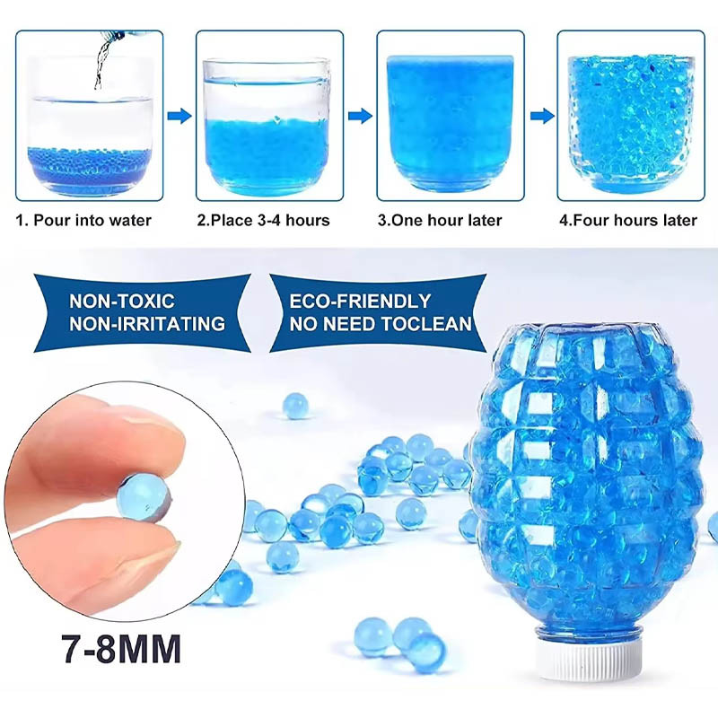 Гідрогелеві кульки (орбізи) 8000 шт. упаковка на малюнкі №4