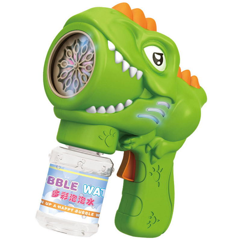 Пистолет с мыльными пузырями H007 Dinosaur + bottle 50ml на картинке №1