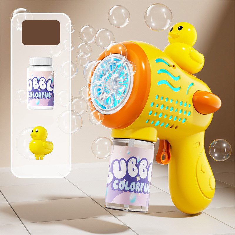 Пистолет с мыльными пузырями H045 Duckling + bottle 50ml на картинке №2