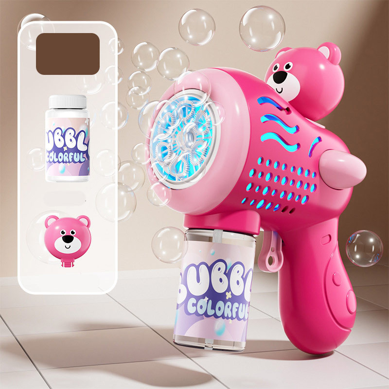 Пистолет с мыльными пузырями H058 Little Bear + bottle 50ml на картинке №2