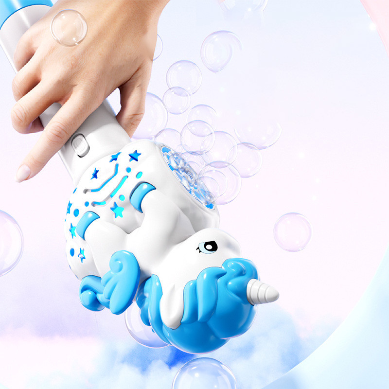 Пистолет с мыльными пузырями H055 Little Unicorn + bottle 50ml на картинке №2