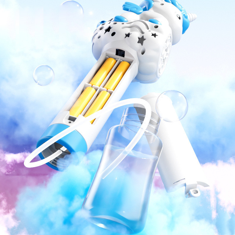 Пистолет с мыльными пузырями H055 Little Unicorn + bottle 50ml на картинке №3