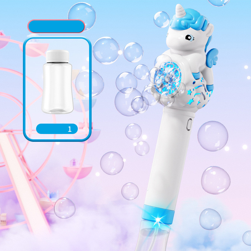 Пистолет с мыльными пузырями H055 Little Unicorn + bottle 50ml на картинке №4