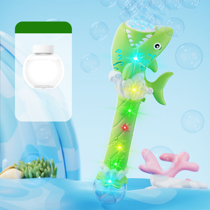 Пистолет с мыльными пузырями H038 Shark + bottle 50ml на картинке №2