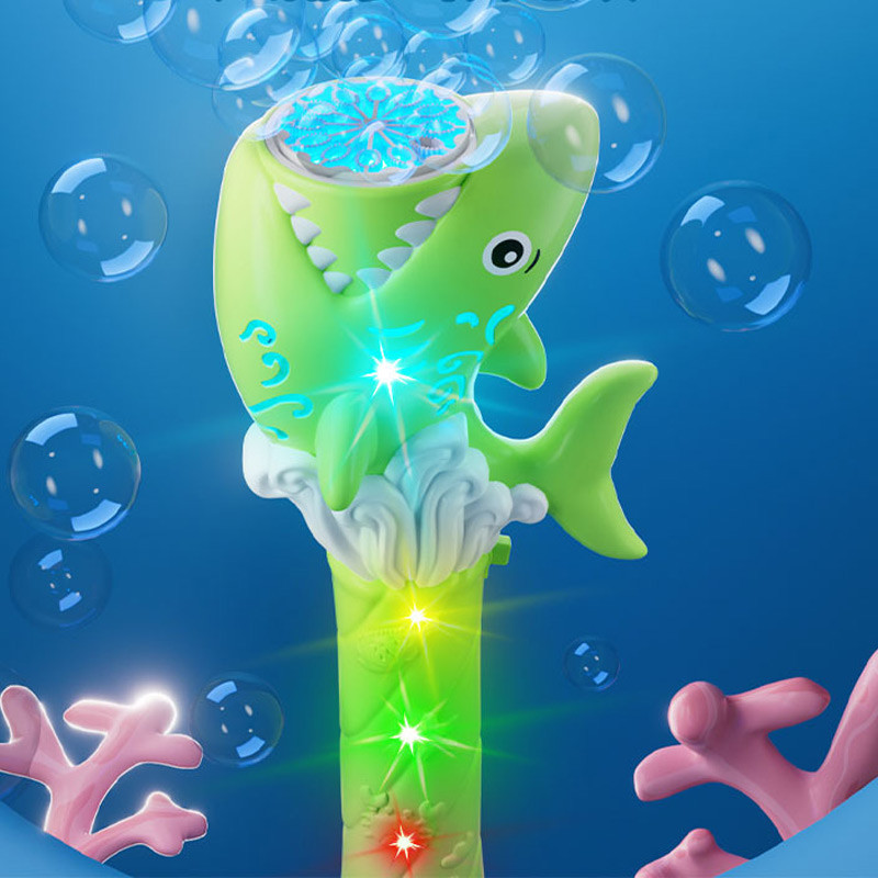 Пистолет с мыльными пузырями H038 Shark + bottle 50ml на картинке №3