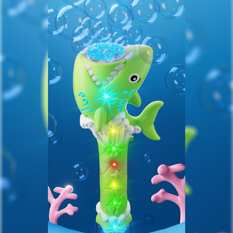 Пистолет с мыльными пузырями H038 Shark + bottle 50ml на картинке №4