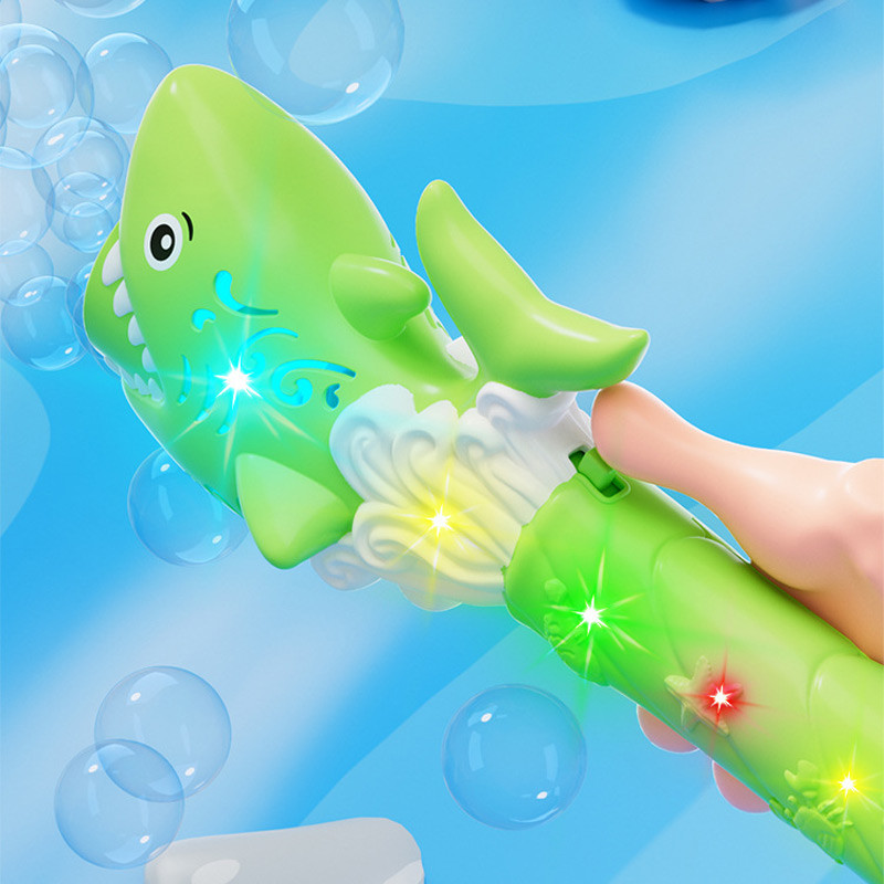 Пистолет с мыльными пузырями H038 Shark + bottle 50ml на картинке №5