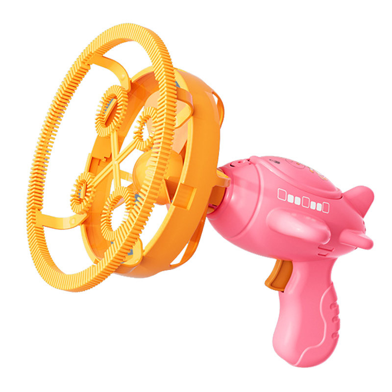 Пистолет для мыльных пузырей H035 Bubble Gun с пропеллером 2in1 + bottle 250ml на картинке №1