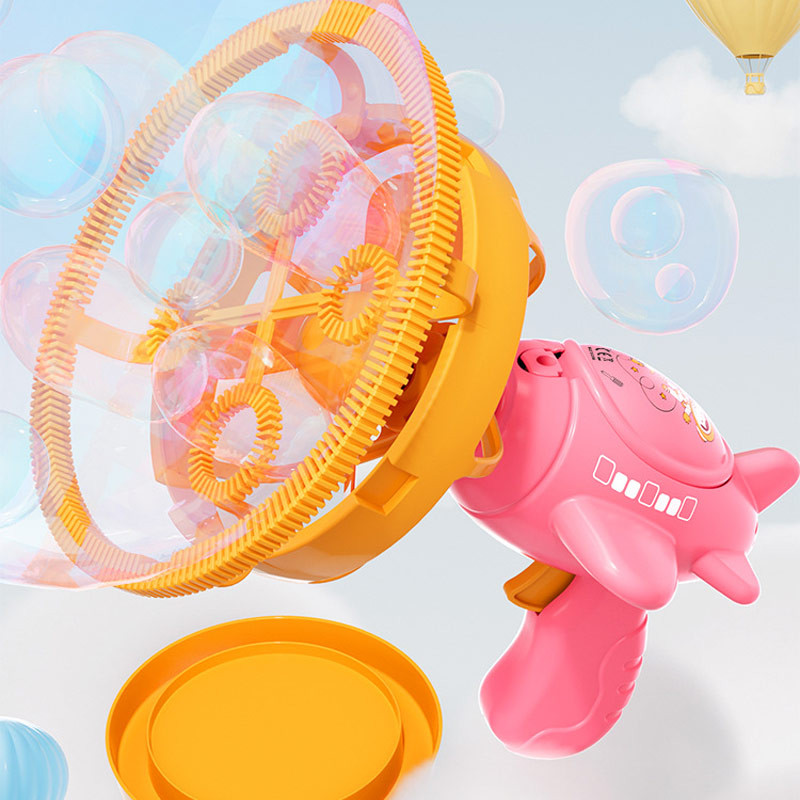 Пистолет для мыльных пузырей H035 Bubble Gun с пропеллером 2in1 + bottle 250ml на картинке №2