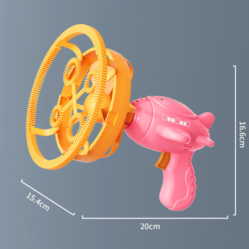 Пистолет для мыльных пузырей H035 Bubble Gun с пропеллером 2in1 + bottle 250ml на картинке №6