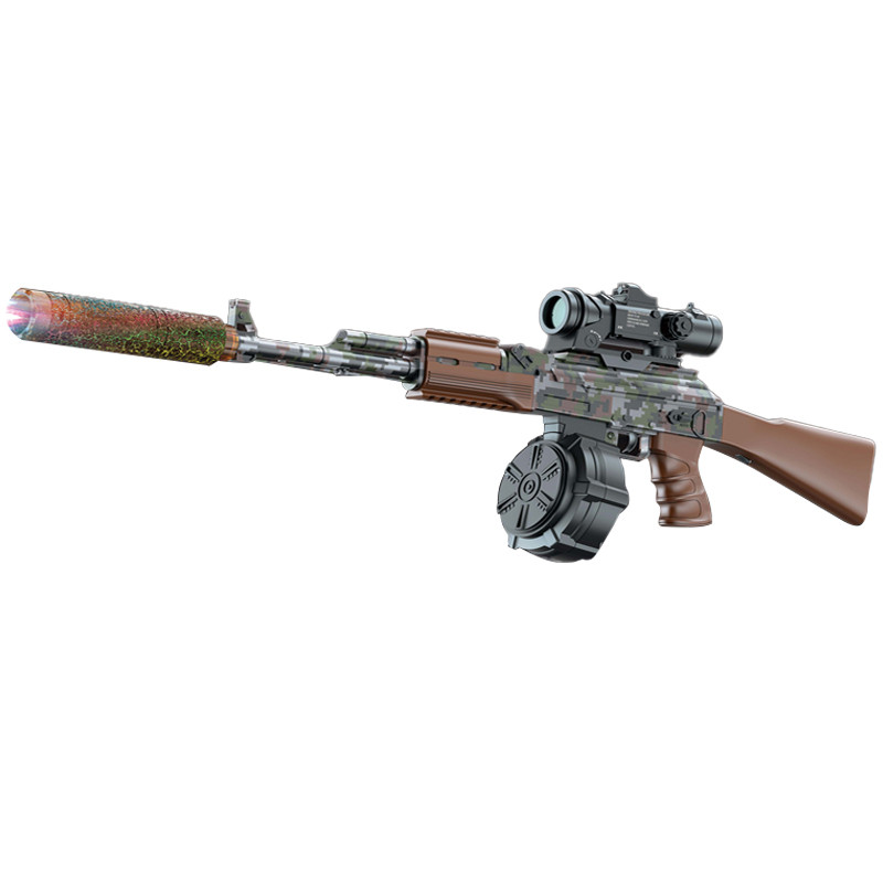 Автомат на гідрогелевих кульках (орбізах) AK-47 на малюнкі №1