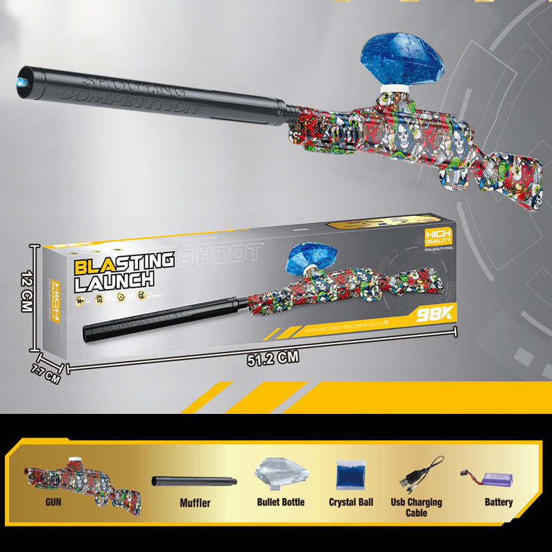 Гвинтівка на гідрогелевих кульках (орбізах) 98K Blasting Launch на малюнкі №3