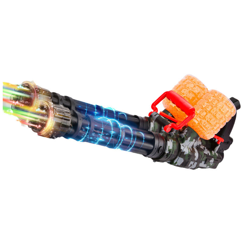 Кулемет на гідрогелевих кульках (орбізах) Gatling Blasting Launch на малюнкі №1