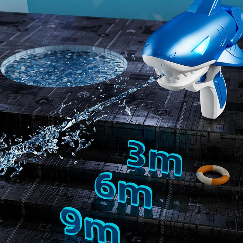 Водяний акумуляторний пістолет Shark Water Gun 185-68 (300ml) with lithium battery на малюнкі №5